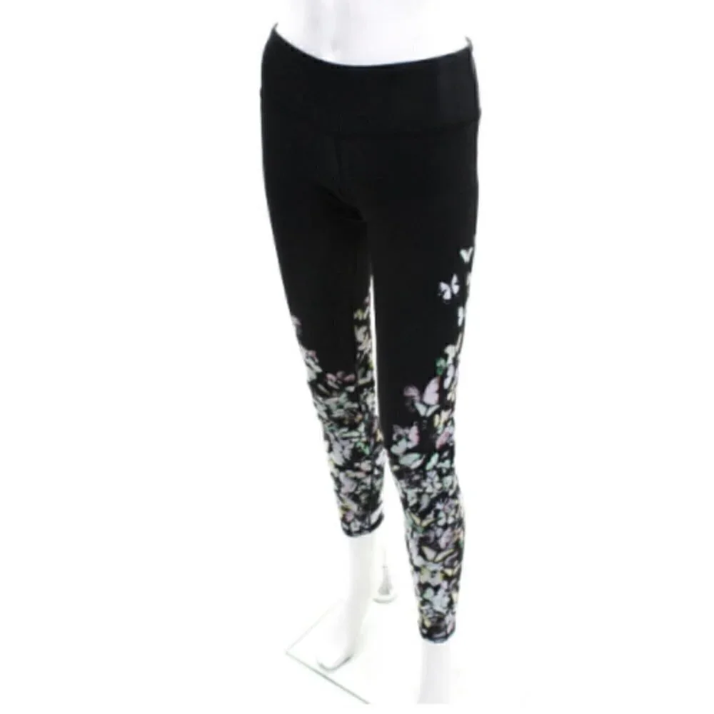 Alo Yoga Black Butterfly Leggings Extra Small NWOT